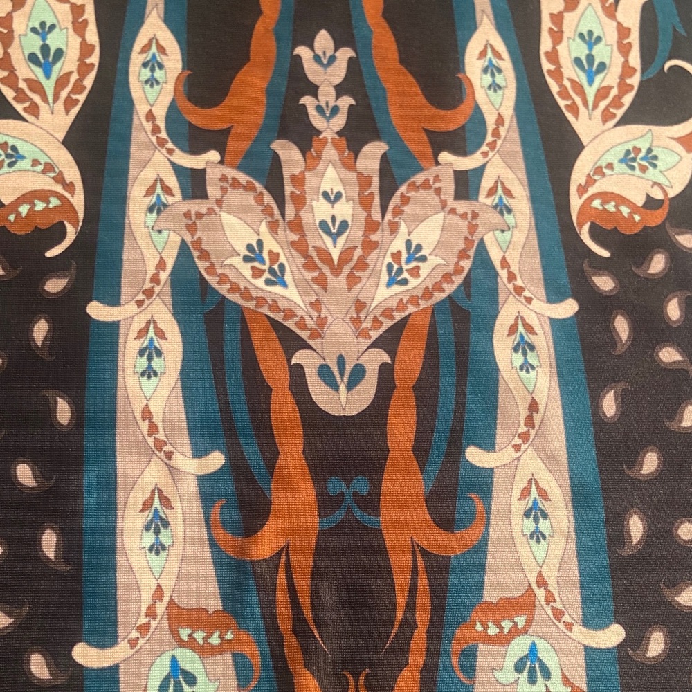 Bohemian Long Sleeve Black Tunic with V-Neck, Sakurafina, size S - Picture 9 of 10